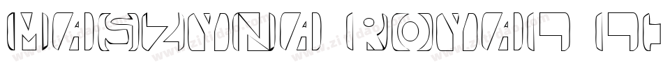 Maszyna Royal Light字体转换